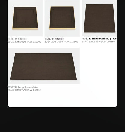 Light luxury jewelry display props, high-end metal microfiber necklace, ring counter, jewelry display rack