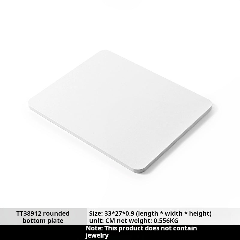 Light luxury jewelry display stand, PU white earrings, ring pendants, jewelry display props