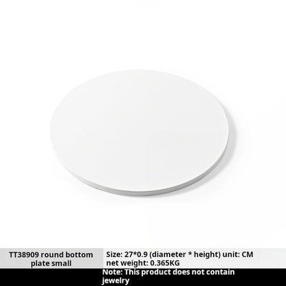 Fanxi FANXI light luxury jewelry display shelf, PU white earrings, ring pendants, jewelry display props