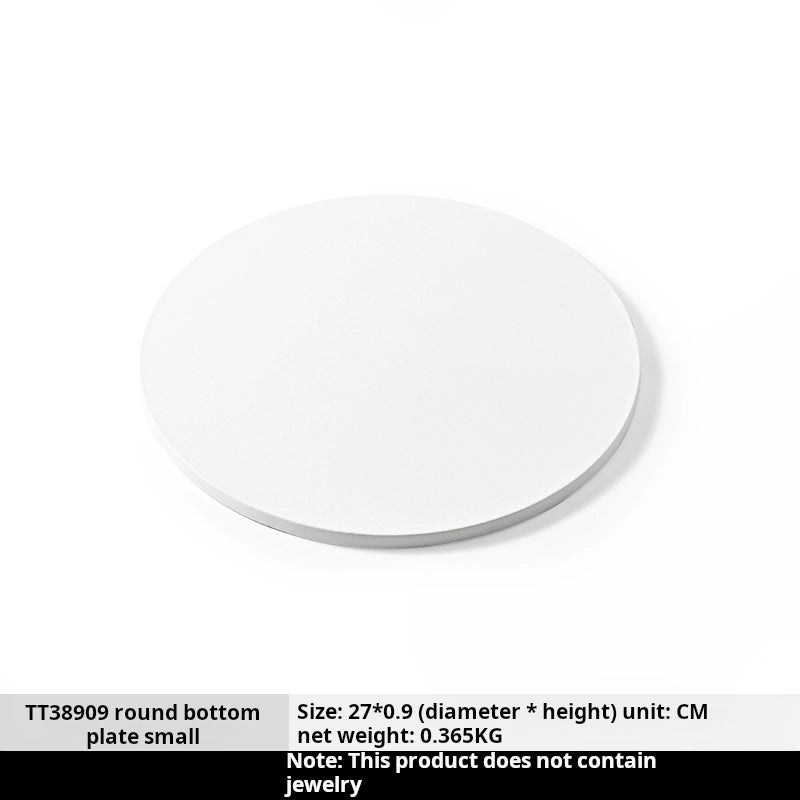 Fanxi FANXI light luxury jewelry display shelf, PU white earrings, ring pendants, jewelry display props