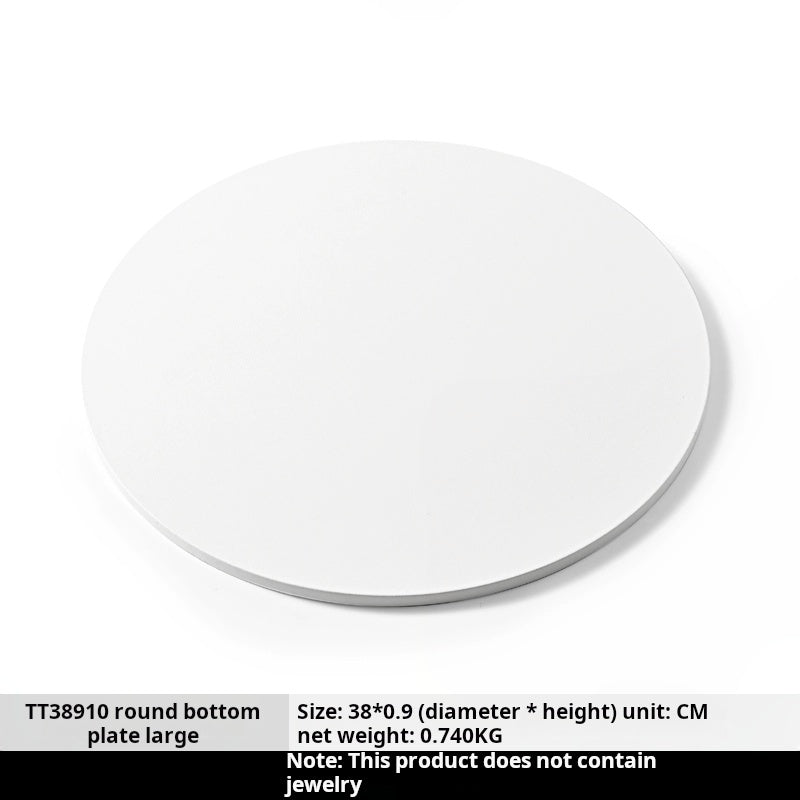 Fanxi FANXI light luxury jewelry display shelf, PU white earrings, ring pendants, jewelry display props