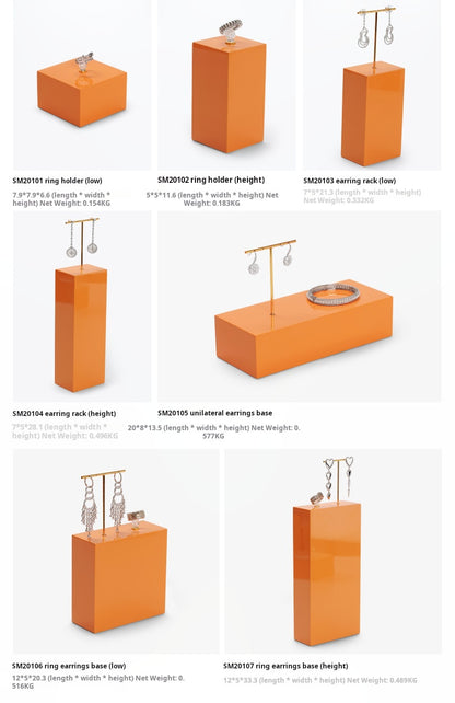 Jewelry display props earring display rack high-end window closet ring jewelry display stand