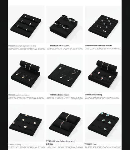 Light luxury jewelry display rack, high-end rings, necklaces, watches, accessories, counter display props