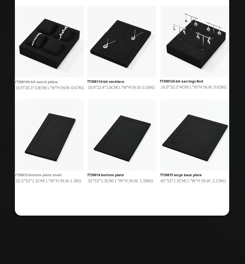 Light luxury jewelry display rack, high-end rings, necklaces, watches, accessories, counter display props