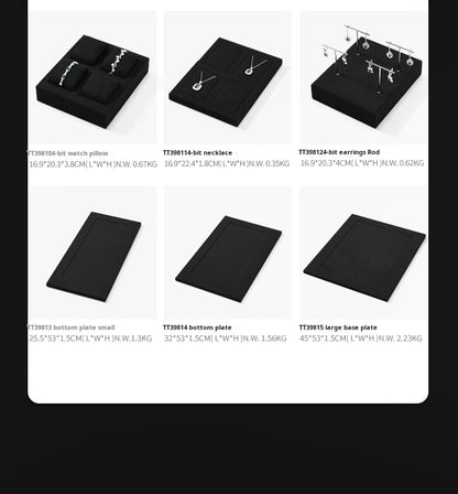 Light luxury jewelry display rack, high-end rings, necklaces, watches, accessories, counter display props