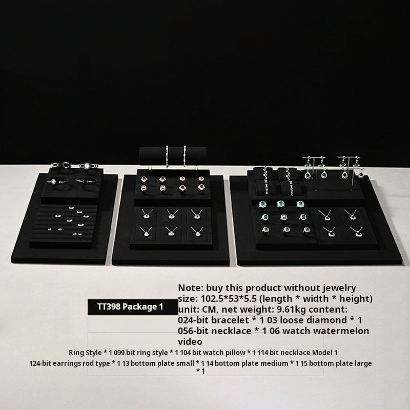 Light luxury jewelry display rack, high-end rings, necklaces, watches, accessories, counter display props