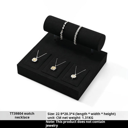 Light luxury jewelry display rack, high-end rings, necklaces, watches, accessories, counter display props