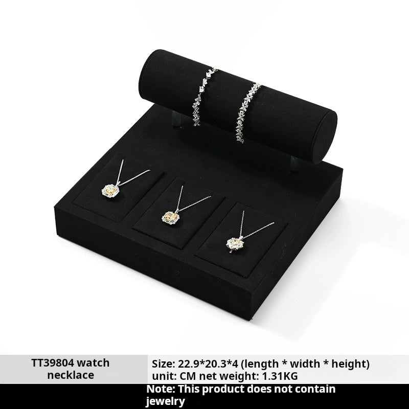 Light luxury jewelry display rack, high-end rings, necklaces, watches, accessories, counter display props