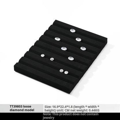 Light luxury jewelry display rack, high-end rings, necklaces, watches, accessories, counter display props