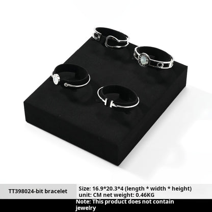 Light luxury jewelry display rack, high-end rings, necklaces, watches, accessories, counter display props