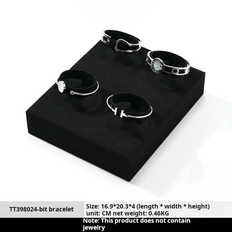Light luxury jewelry display rack, high-end rings, necklaces, watches, accessories, counter display props