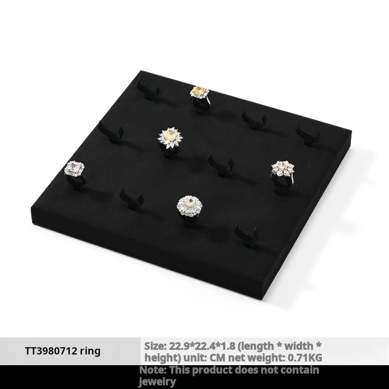 Light luxury jewelry display rack, high-end rings, necklaces, watches, accessories, counter display props