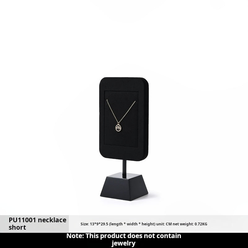 High Grade Jewelry Display Props Premium Black Ring Earrings Necklace Jewelry Display Stand