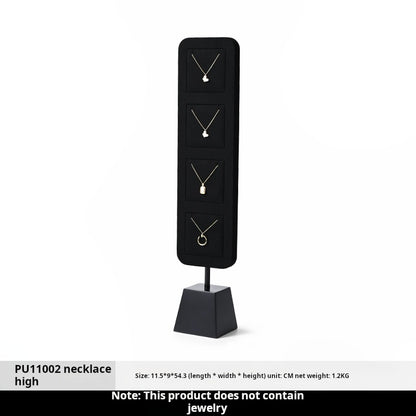 High Grade Jewelry Display Props Premium Black Ring Earrings Necklace Jewelry Display Stand