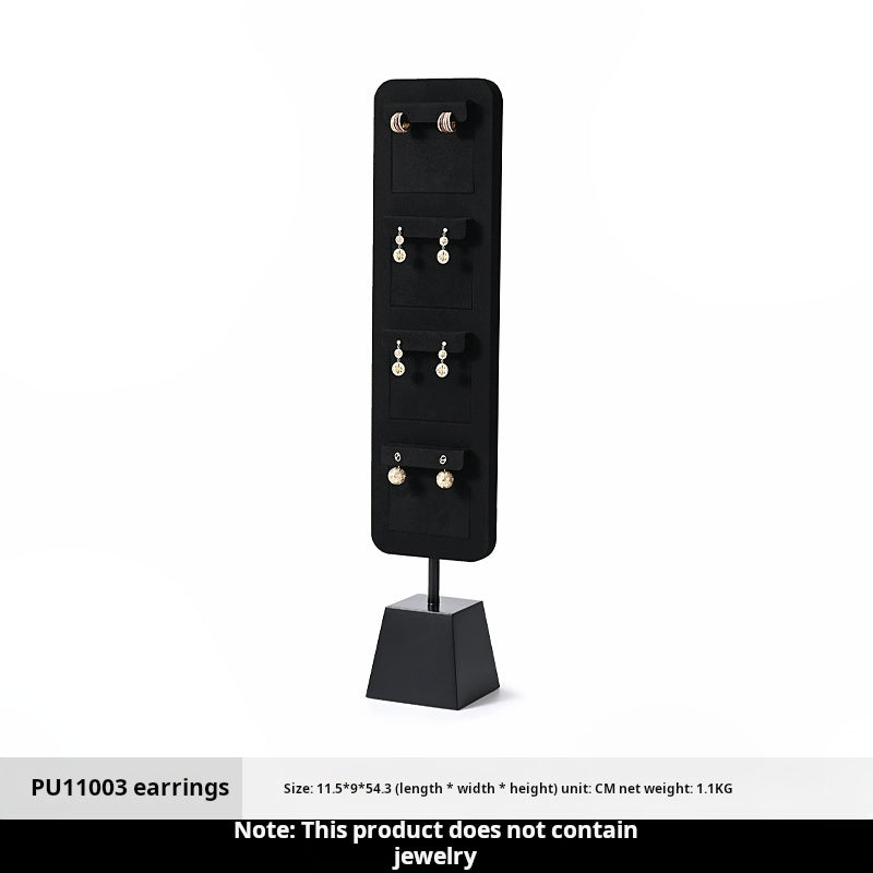 High Grade Jewelry Display Props Premium Black Ring Earrings Necklace Jewelry Display Stand