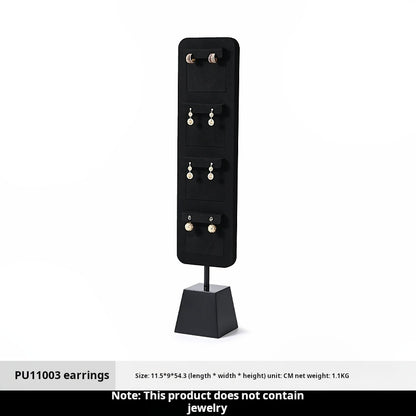 High Grade Jewelry Display Props Premium Black Ring Earrings Necklace Jewelry Display Stand