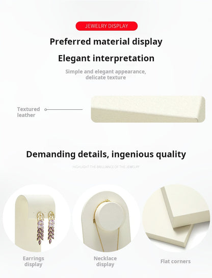 High-end window jewelry display props, rings, necklaces, earrings, display shelves, counter jewelry display sets