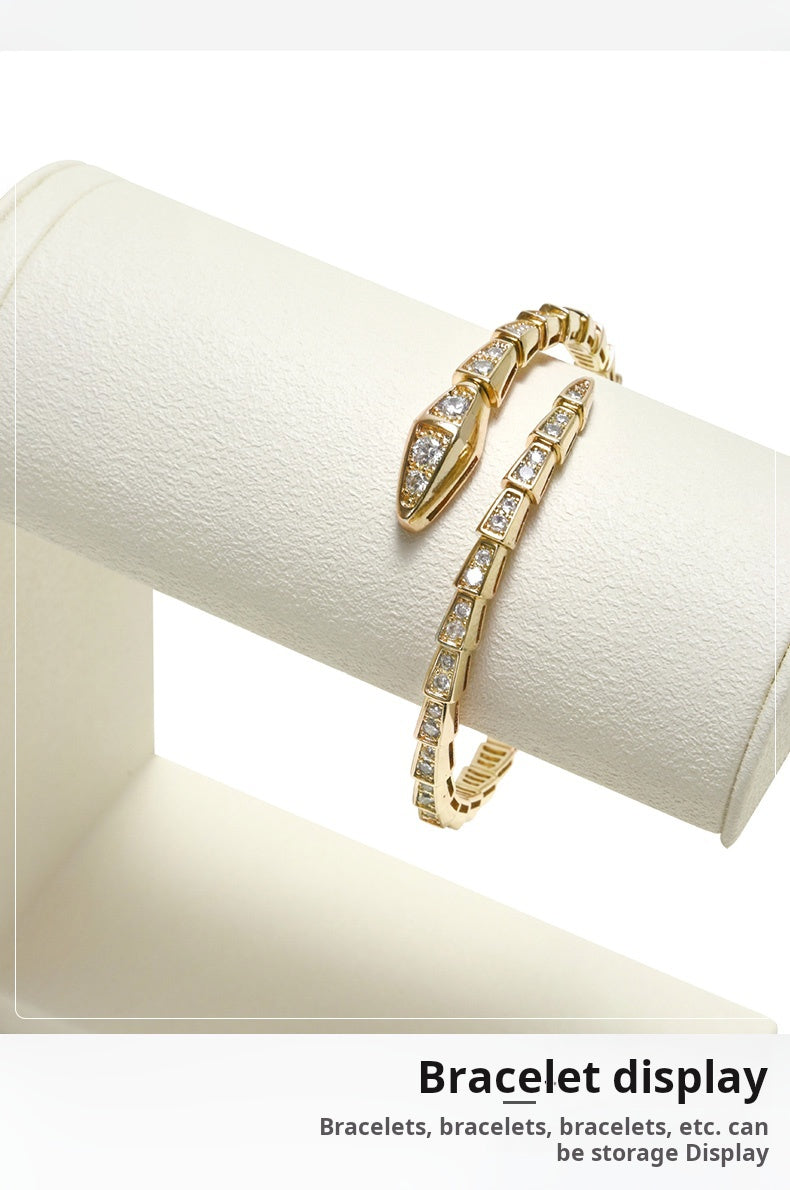 High-end window jewelry display props, rings, necklaces, earrings, display shelves, counter jewelry display sets