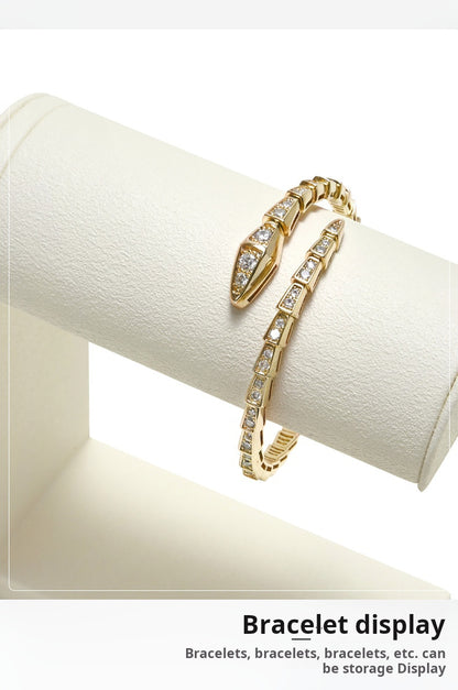 High-end window jewelry display props, rings, necklaces, earrings, display shelves, counter jewelry display sets