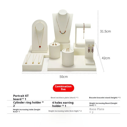 Van Watson high-end window jewelry display props, rings, necklaces, earrings, display shelves, counter jewelry display sets