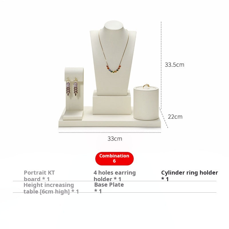 Van Watson high-end window jewelry display props, rings, necklaces, earrings, display shelves, counter jewelry display sets