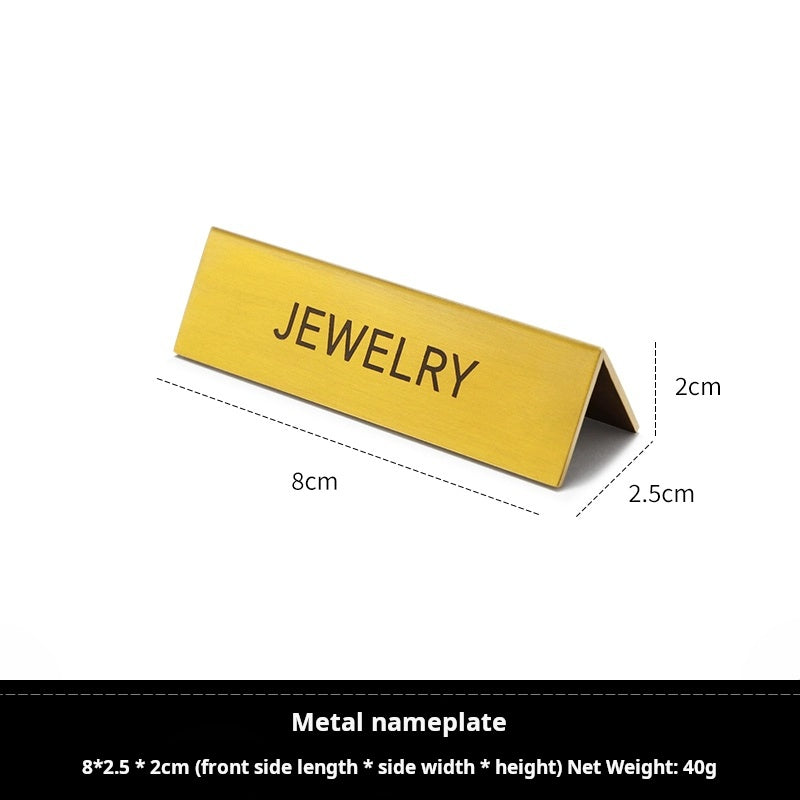 Van Watson high-end window jewelry display props, rings, necklaces, earrings, display shelves, counter jewelry display sets