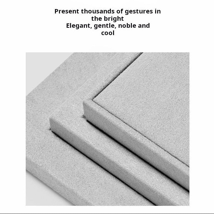 Luxury jewelry display props, high-end microfiber necklace rings, earrings, pendants, jewelry display