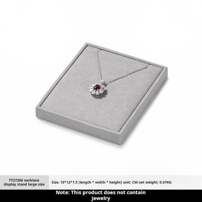 Luxury jewelry display props, high-end microfiber necklace rings, earrings, pendants, jewelry display
