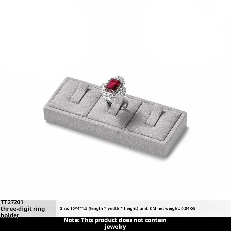 Luxury jewelry display props, high-end microfiber necklace rings, earrings, pendants, jewelry display - Jim Display
