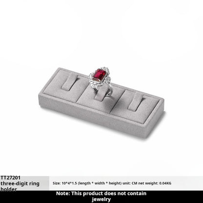 Luxury jewelry display props, high-end microfiber necklace rings, earrings, pendants, jewelry display