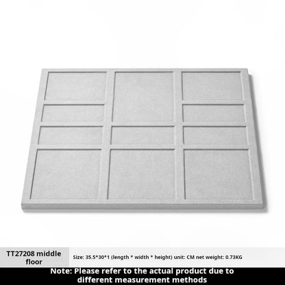 Luxury jewelry display props, high-end microfiber necklace rings, earrings, pendants, jewelry display