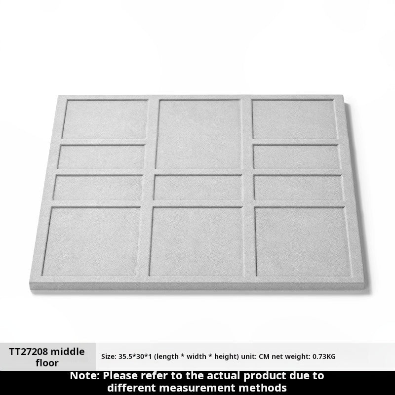 Luxury jewelry display props, high-end microfiber necklace rings, earrings, pendants, jewelry display