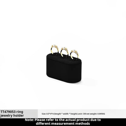 Luxury jewelry display shelf, rings, earrings, necklaces, jewelry display props, window display shelves