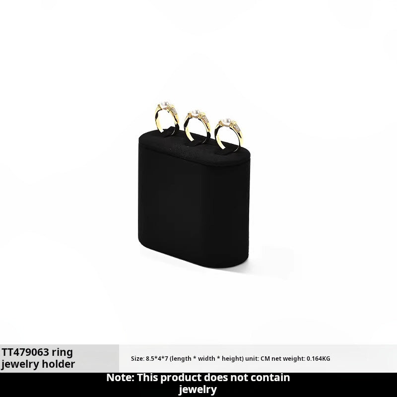 Luxury jewelry display shelf, rings, earrings, necklaces, jewelry display props, window display shelves