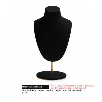 Luxury jewelry display shelf, rings, earrings, necklaces, jewelry display props, window display shelves