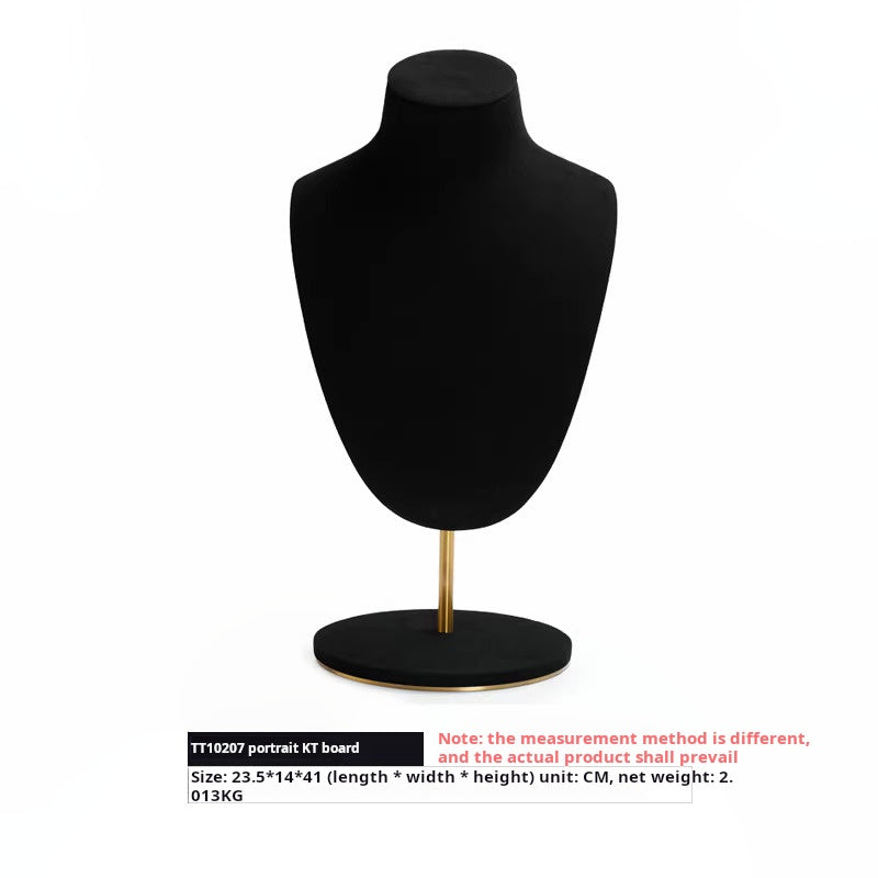 Luxury jewelry display shelf, rings, earrings, necklaces, jewelry display props, window display shelves