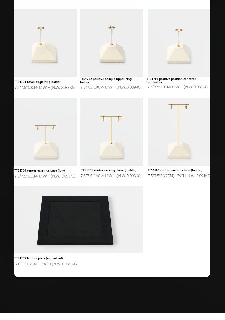 High Jewelry Display Stand, Metal Earrings, Earrings, Rings, Display Stands, Counter Display Props