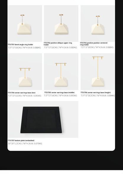 High Jewelry Display Stand, Metal Earrings, Earrings, Rings, Display Stands, Counter Display Props