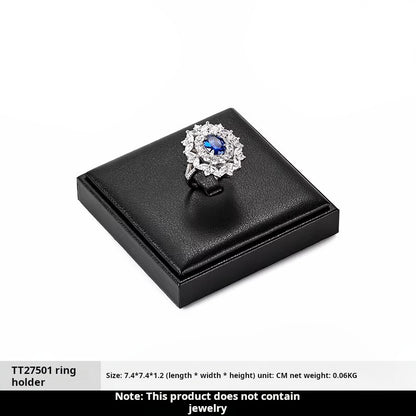 Luxury jewelry display props high-end PU rings, necklaces, earrings racks, counter jewelry display racks