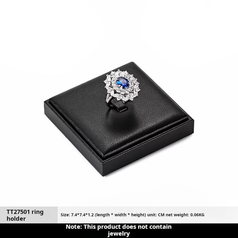 Luxury jewelry display props high-end PU rings, necklaces, earrings racks, counter jewelry display racks