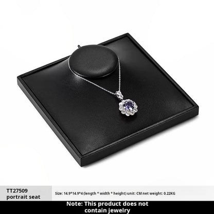 Luxury jewelry display props high-end PU rings, necklaces, earrings racks, counter jewelry display racks