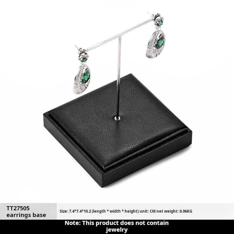 Luxury jewelry display props high-end PU rings, necklaces, earrings racks, counter jewelry display racks