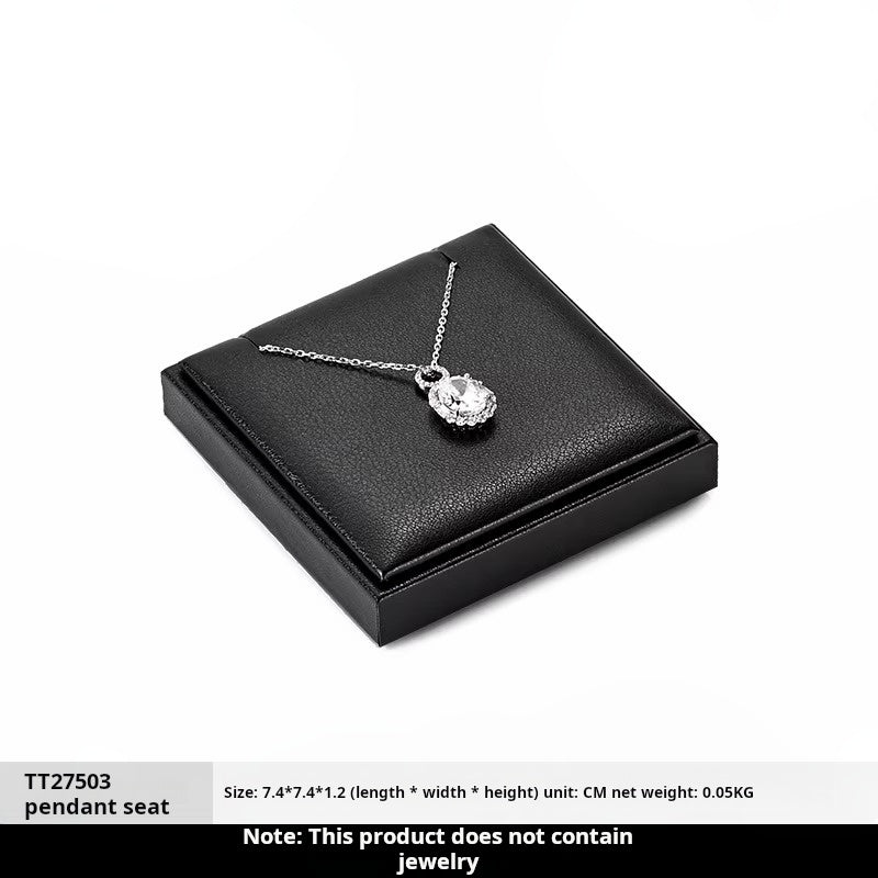 Luxury jewelry display props high-end PU rings, necklaces, earrings racks, counter jewelry display racks