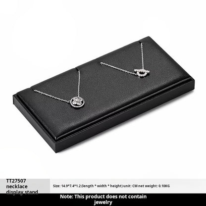 Luxury jewelry display props high-end PU rings, necklaces, earrings racks, counter jewelry display racks