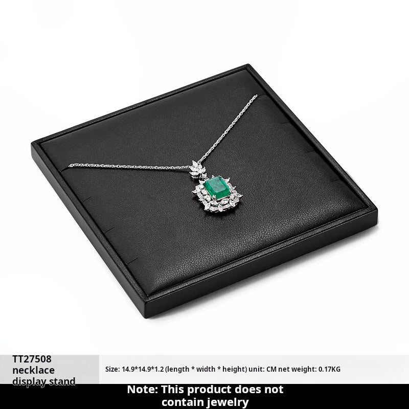 Luxury jewelry display props high-end PU rings, necklaces, earrings racks, counter jewelry display racks