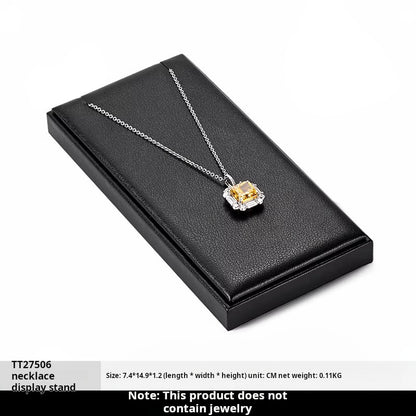 Luxury jewelry display props high-end PU rings, necklaces, earrings racks, counter jewelry display racks