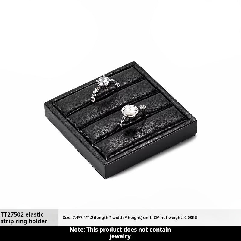 Luxury jewelry display props high-end PU rings, necklaces, earrings racks, counter jewelry display racks