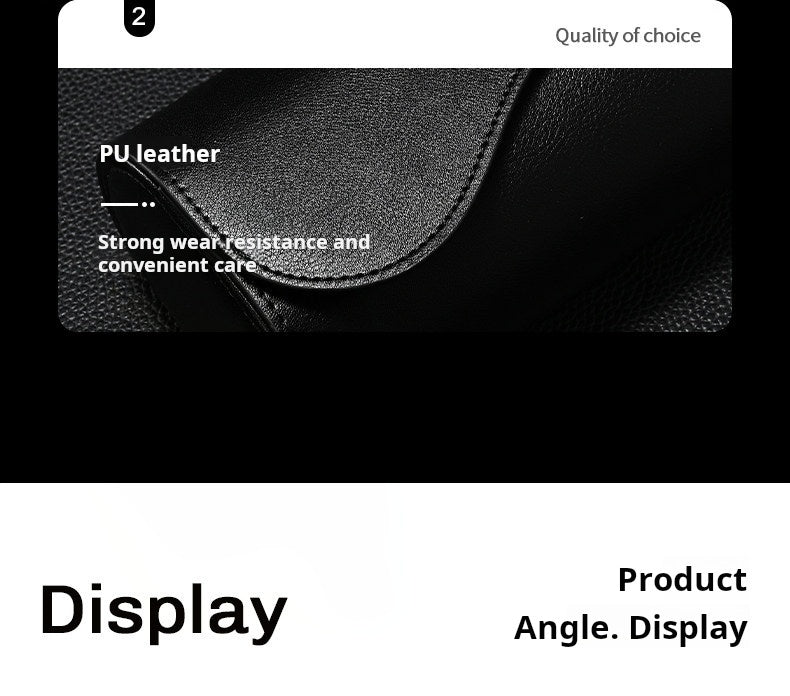 High-end PU leather watch storage box portable travel storage box men's and women's watch protective case