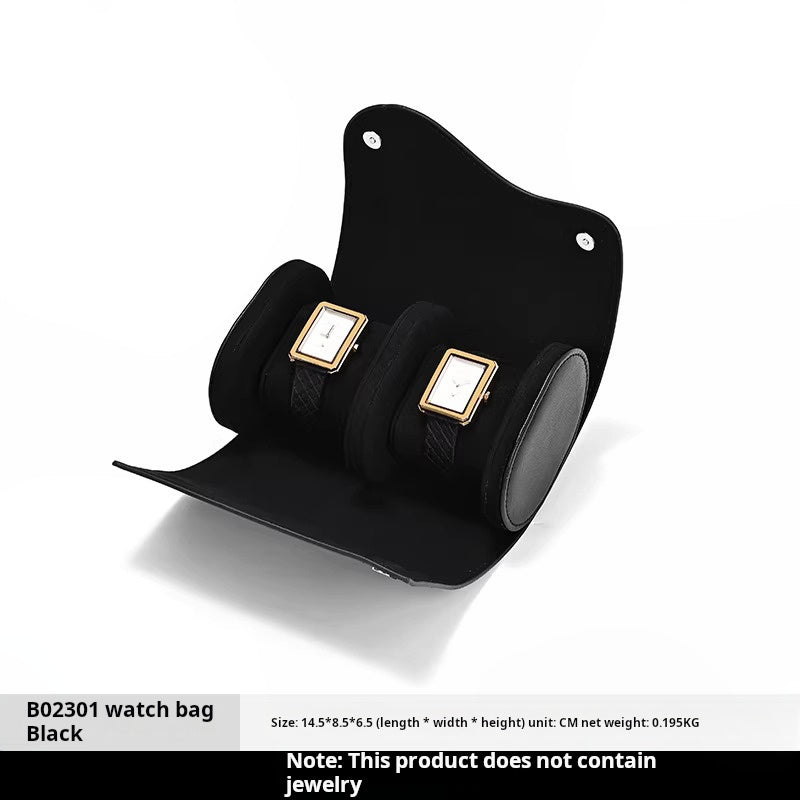 High-end PU leather watch storage box portable travel storage box men's and women's watch protective case