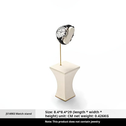 High-end watch stand, microfiber watch storage rack, creative watch ornament bracelet display rack